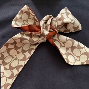 Coach Ponytail Scarf
